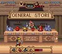 une photo d'Ã©cran de The Magical Quest - Starring Mickey Mouse sur Nintendo Super Nes